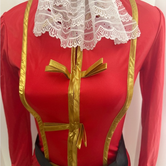 Leg Avenue Red Pirate Halloween Costume with Hat and Hook/Size Small - Picture 9 of 16